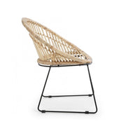 Natural Cayes Rustikaler Sessel