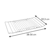 Enkelkugelverstellbarer Ofengitter in 38-56 cm Edelstahl