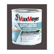 Braunes Emaille China 0,75LT mit Wasser satinieren