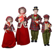 Familie Cantori Red Fabric Scottish 4pz CM34X22H95