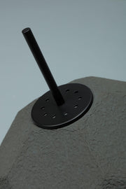 Retrikumlampe im schwarzen recycelten Karton D34XD34X160H CM