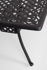 Outdoor -Tisch Ivrea rechteckig Anthrazit 90 x 160 cm