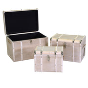 Holzstamm 1-3 rechteckig gebleichte