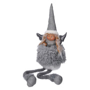 Engel grau Stoff sitzt CM23X15H76