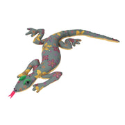 Echsenmaterialpuppe mit grünen Blüten CM45x22H5