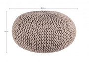 Bizzotto Tortora Pouf Bizzotto 80 cm