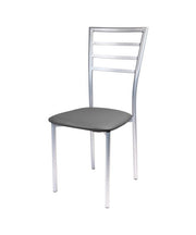 PVC Purple Stuhl Graue Farbe.