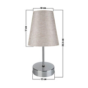 Estelya AZ1068 Beige Chromtischlampe