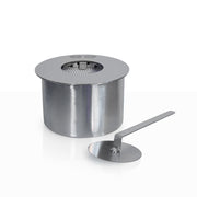 Runder Brenner pro Kamin in Edelstahl -Bioethanol 1,5 LT d.17 cm