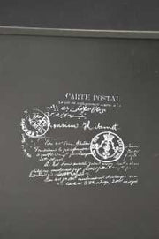 Schwarze Wand Portaltatte J-2918 cm.23 x 7,5 H 29