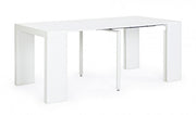Erweiterbares weißes Designtisch -Designstil