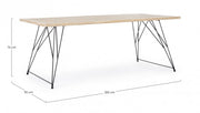 Industrial Design Table im Wood District 200x90x H76 cm