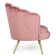 2 Sitzsofa -Samteffekt Giliola Rosa Antico