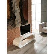Moderne Tabelle Beige TV -Halter 130 x 35 x H 35 cm