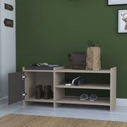 Scarp mit Anthrazitentür, helle Farbe Mocha 44x100x35 cm