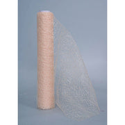 Netzwerkrolle für Elfenbein Weihnachtsdekorationen und Körbe 30x500 cm