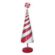 Rote Spiral Candy Metal Tree CM12,8x12H46