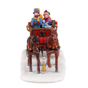 Fröhlichkeit in einem Wagen