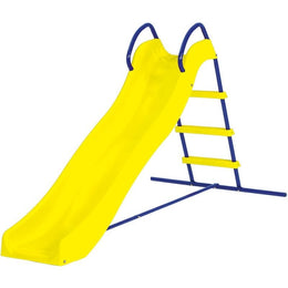 Gartenrutsche in blau und gelbstahl 185x95x H105 cm