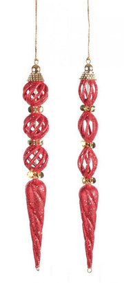 12x Red Ice Fashion Anhänger Arsch