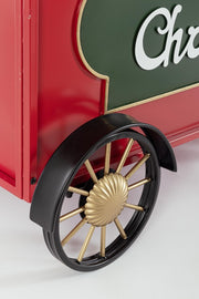 Frohe Weihnachten Red-Verde-Zugwagen