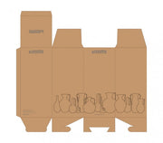 Kothon Rosa S H29.5 Dekorative Flasche