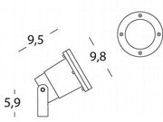 Spotto Gu10 Black Spot Line