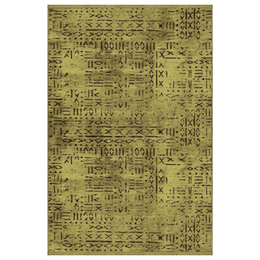Cinille Teppich nicht -Slip Vadi Green Geometric Decoration 120x180 Effez