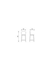 2x Polypropylenstuhl - Spot