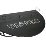 Wandmetalltisch mit Regal CM70X47XH40