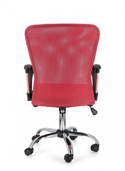 Red Brisbane Office Chair Verstellbare Höhe