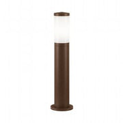 Outdoor -Lampe im Aluminium mit Opal -Lautsprecher - maximal 180 mm Höhe, max. 60 -mm -Durchmesser, IP65 Corten