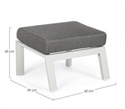 Osmanischer Aluminium mit Kledi Lunar -Kissen