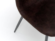 4x Vintage -ähnlicher Stuhl und Moka -Sitzung 44x50x84h CM