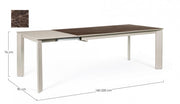 Extendable Table Shiver lucid-pltora braun
