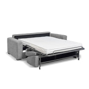 Kriog -Sofa Bett 3 Sitze mit Quadraten, die Quadrate Asche 202x96x90 cm waren