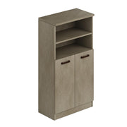 Mehrzweckgarderoben -Mehrzweck -Holz -Ton 2 Türen und 4 Zimmer (2 Innenräume und 2 pro Tag) H130x71x38 (2 Innenräume und 2 pro Tag)