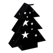 Schwarzes Baummetall -Laterne CM27X7.5H32.5