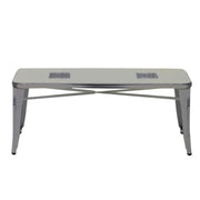 Antike weiße Bristol Bristol Bench