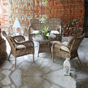 4 -Stück grauer Kariba Garten Wohnzimmer