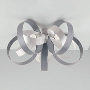 Fünf Leuchten weiße Eisendecke 58x H26 cm