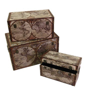 Blazing Eco-Leder 1-3 Rechteckig mappamondo cm59x36h33