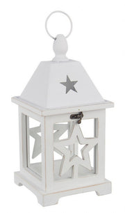 8x Alinka Wood White Lantern C.