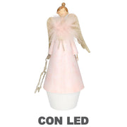Angelo Pink Metal mit LED und Star Cmø10H24