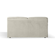 Alenda Sofa 3 Beige Sitze mit Quadratfuß