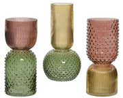 Transparente Glasvase sprühen