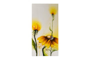 Dekorative Panel mit gelbem Holz Finish 60x120x4 cm