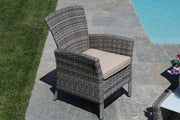 Lounge Amalia Polyrattan Gray mit Kissen