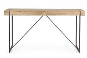Bar Tabelle in Stahlobertisch IEGNO von Fir Garrett 200x50x H110 cm