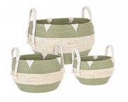 3x Set3 Cesta 2 m Thelma Verde Bombe